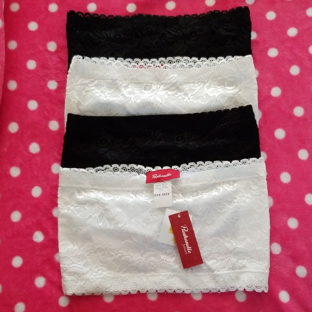 Panhandle lace bandeou